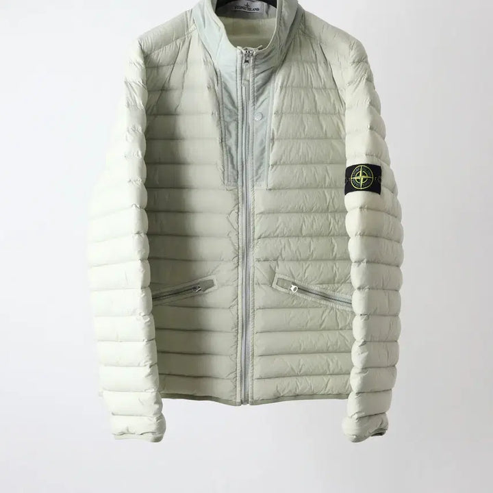 [BUNJANG] Stone Island Loom Woven Lightweight Down Jacket Ivory XL / 스톤아일랜드 룸우븐 경량패딩 아이보리 XL팝니다.