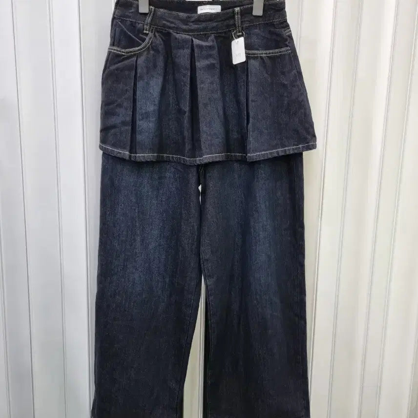 [BUNJANG] Napsnape Denim Skirt Pants / Napsnape 치마바지 데님 팬츠