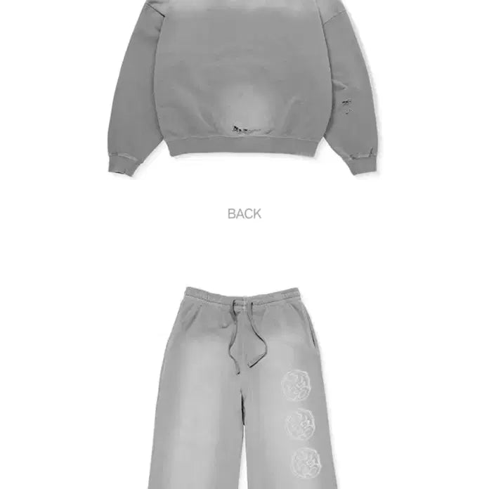 [SOLD OUT] BTS 월드투어 아리랑 후드티 &amp; 팬츠 세트 그레이 (L)