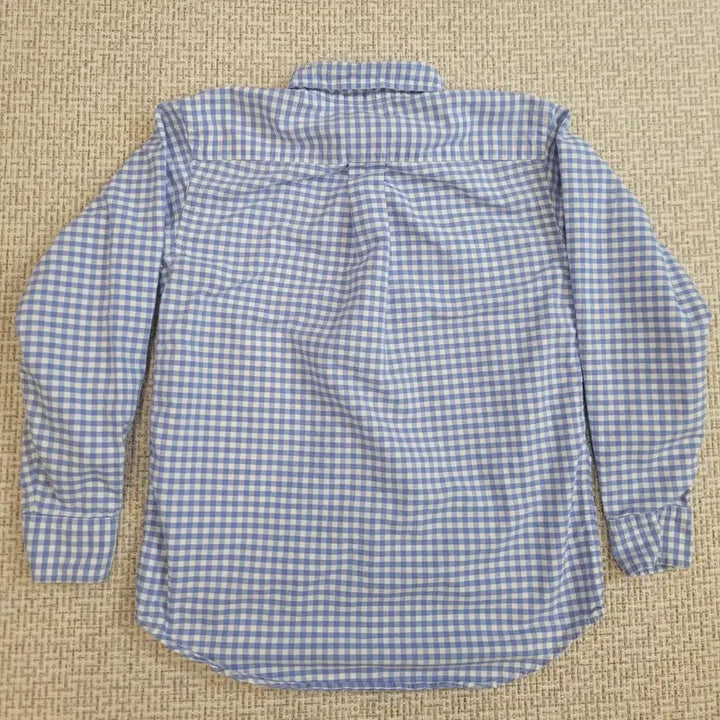 [BUNJANG] Ralph Lauren Kids Blue Check Polo Shirt / 랄프로렌 셔츠 M(10-12) 블루 체크폴로