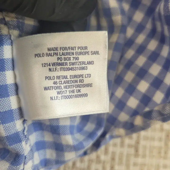 [BUNJANG] Ralph Lauren Kids Blue Check Polo Shirt / 랄프로렌 셔츠 M(10-12) 블루 체크폴로