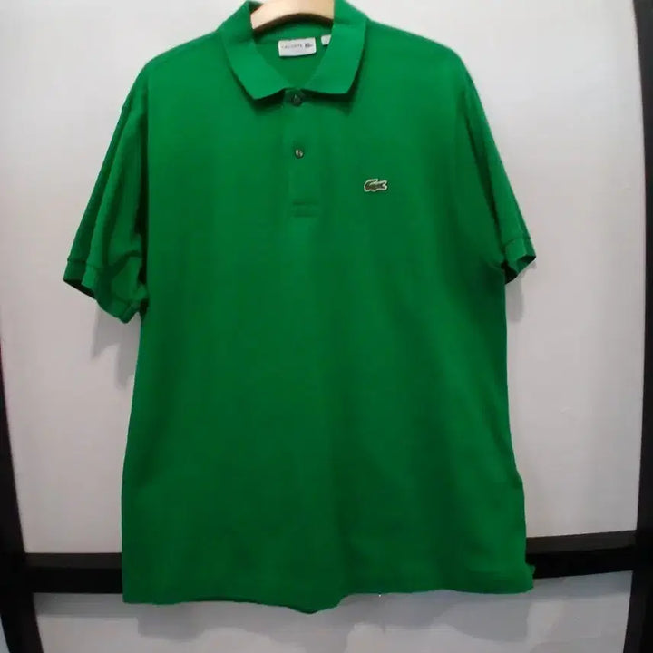 [BUNJANG] Lacoste Green Short Sleeve Polo T-Shirt / 라코스테 녹색 반팔 폴로 PK 티셔츠