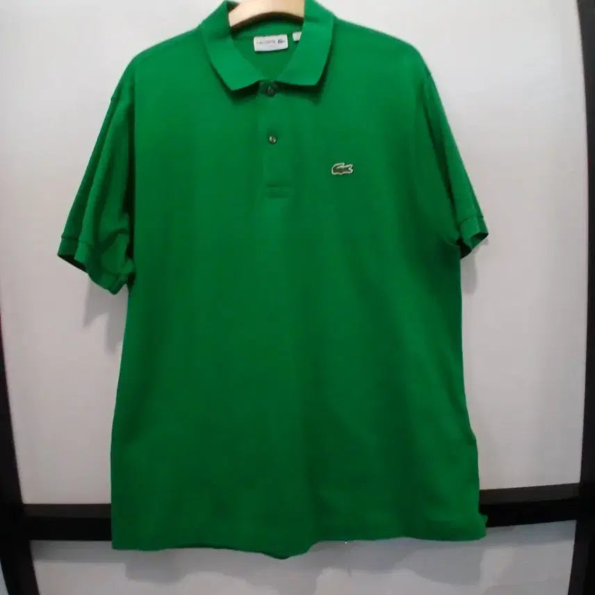 [BUNJANG] Lacoste Green Short Sleeve Polo T-Shirt / 라코스테 녹색 반팔 폴로 PK 티셔츠