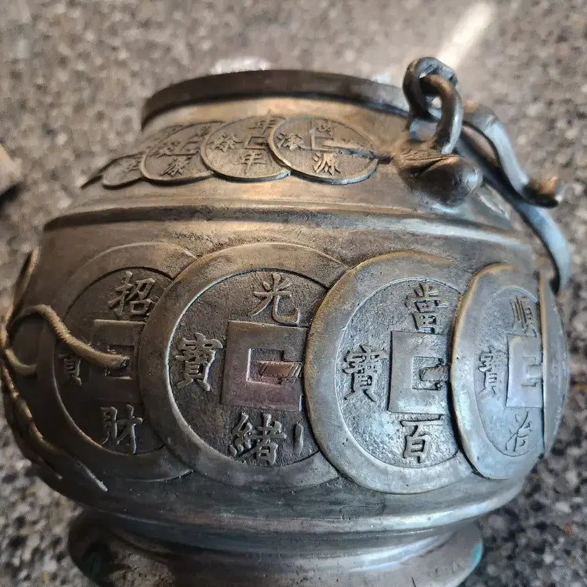 [BUNJANG] Antique Korean Yugi Teapot / 유기