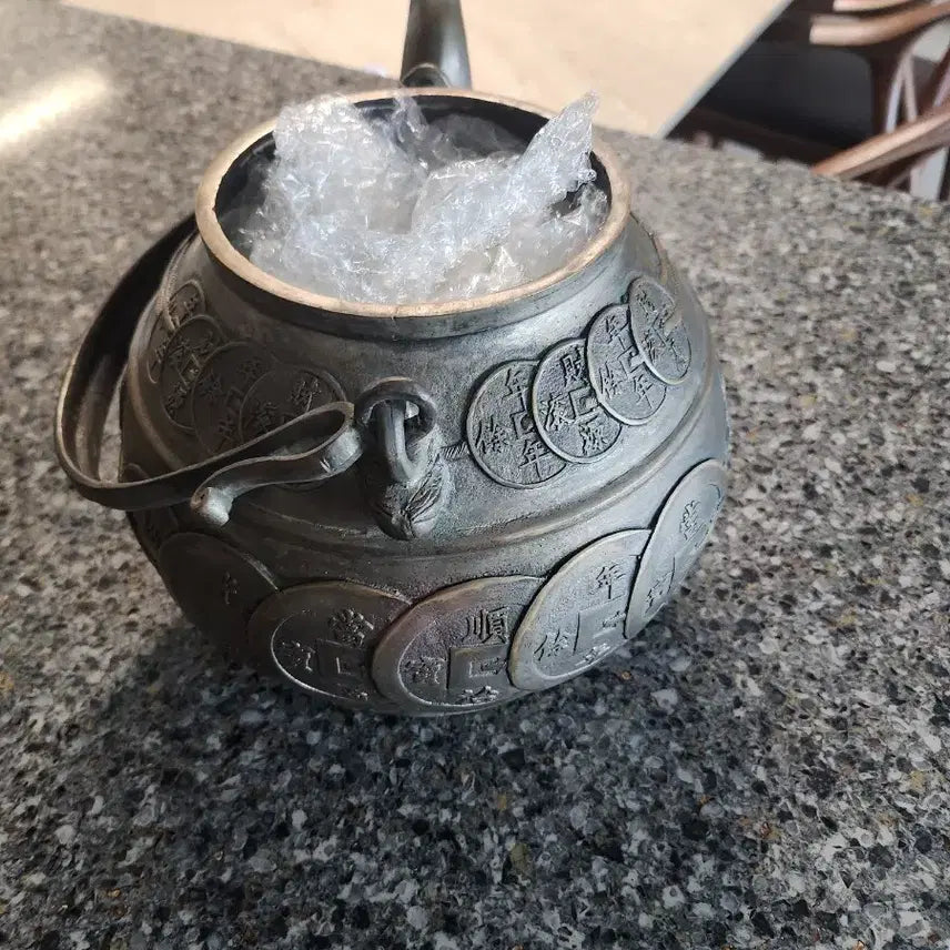 [BUNJANG] Antique Korean Yugi Teapot / 유기