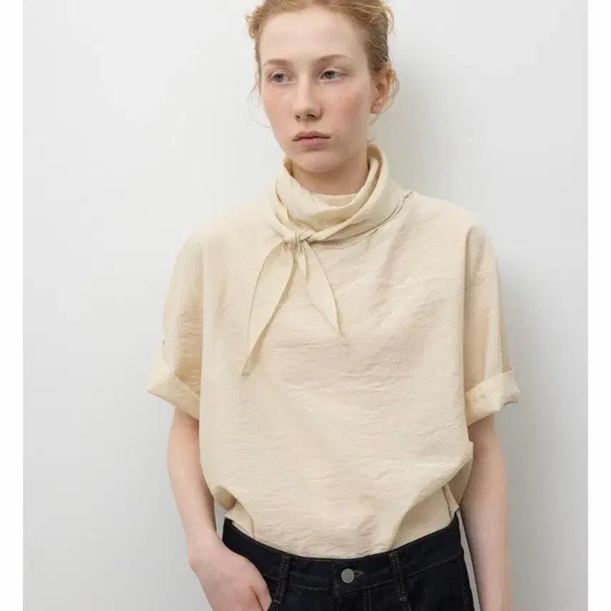 [SOLD OUT] rrace 스카프 블라우스 Scarf Blouse