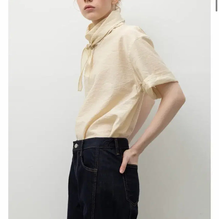 [SOLD OUT] rrace 스카프 블라우스 Scarf Blouse