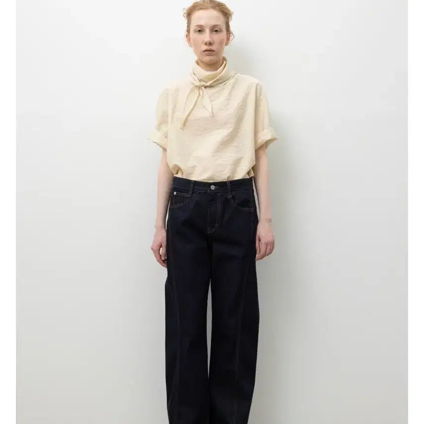 [SOLD OUT] rrace 스카프 블라우스 Scarf Blouse