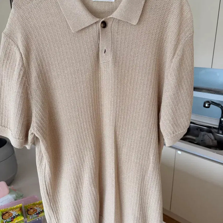 [BUNJANG] ZARA Short-Sleeved Shirt XL / 자라 카라 반팔티XL(체감 110-115)