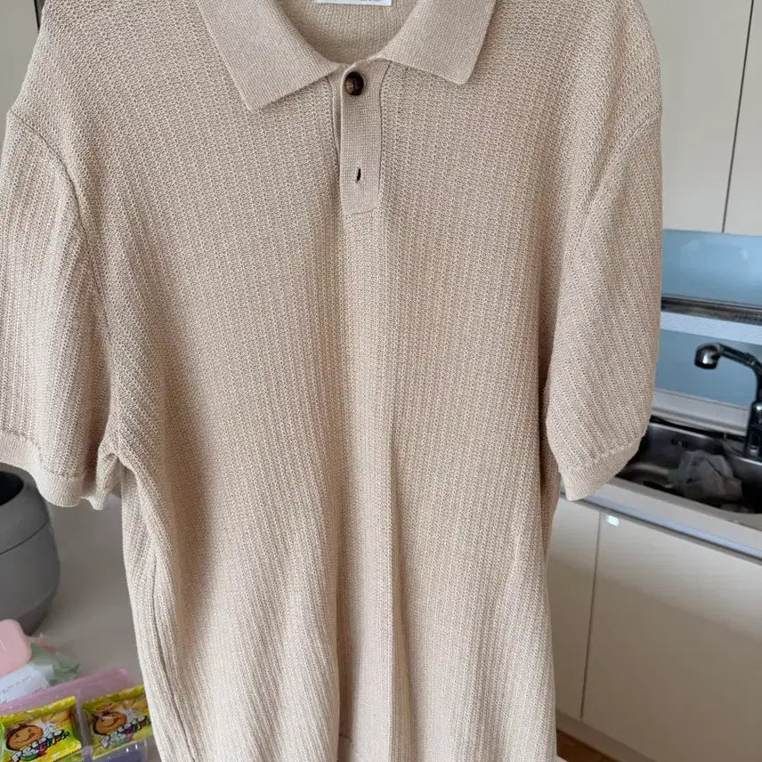 [BUNJANG] ZARA Short-Sleeved Shirt XL / 자라 카라 반팔티XL(체감 110-115)