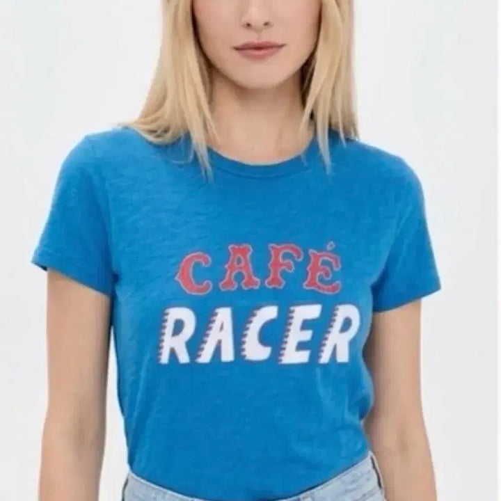 [BUNJANG] 마더 Cafe Racer 반팔 티셔츠 / 마더 Cafe Racer 반팔 티셔츠