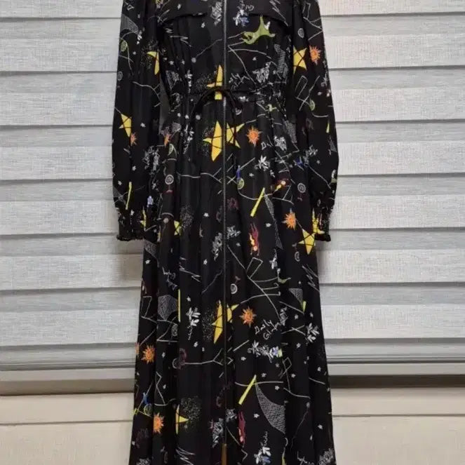 [BUNJANG] Jucy Judy Pattern Long Dress / 쥬시쥬디 55