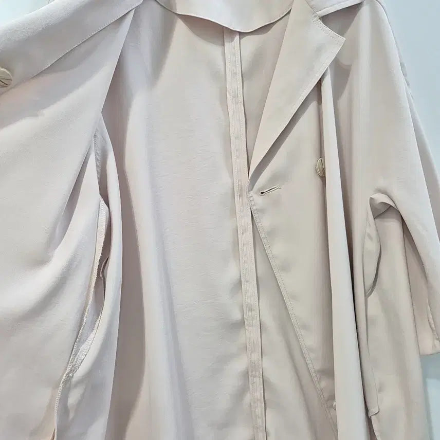 [BUNJANG] MOE Double-Breasted Short Sleeve Jacket / 모에(MOE) 반소매 더블 자켓