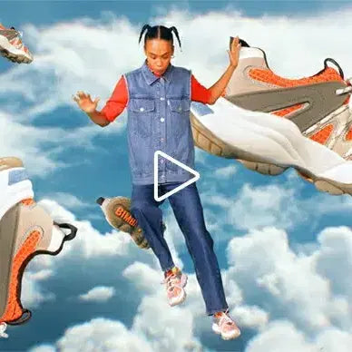 [BUNJANG] Bimba y Lola Orange Chunky Sneakers / Bimba y lola 빔바이롤라 오렌지 청키 스니커즈 38