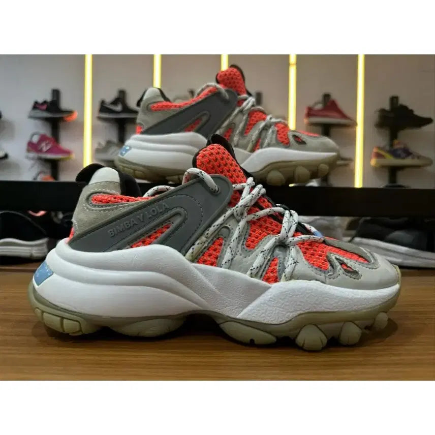[BUNJANG] Bimba y Lola Orange Chunky Sneakers / Bimba y lola 빔바이롤라 오렌지 청키 스니커즈 38