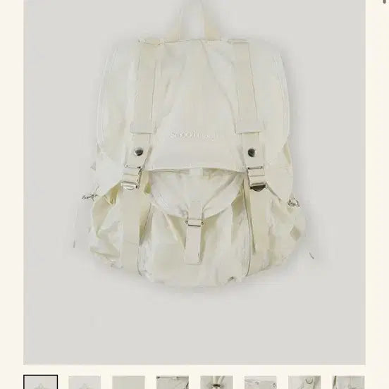 [SOLD OUT] 스무스무드 Off Duty Backpack Cream
