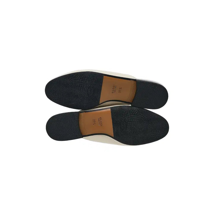 [BUNJANG] Gucci Princetown Leather Horsebit Slippers White / (W) 구찌 프린스타운 레더 슬리퍼 화이트