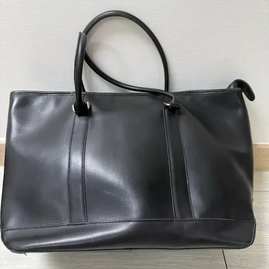 [BUNJANG] LLBEAN Leather Large Tote Bag / (OS)LLBEAN 엘엘빈 레더 라지 토트백 블랙