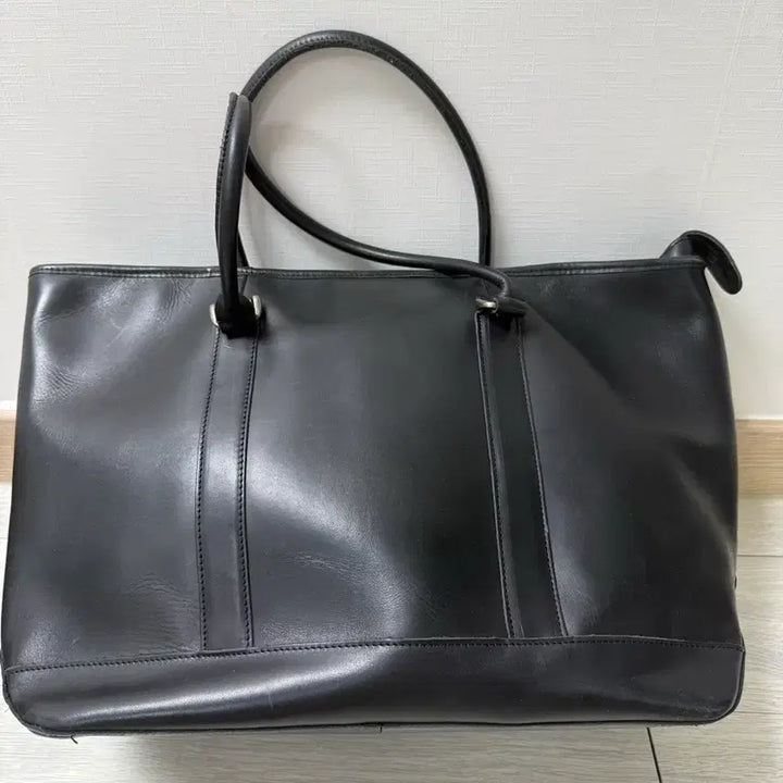 [BUNJANG] LLBEAN Leather Large Tote Bag / (OS)LLBEAN 엘엘빈 레더 라지 토트백 블랙