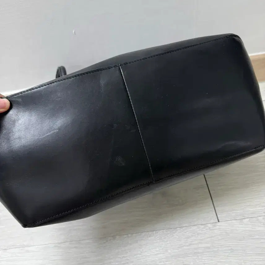 [BUNJANG] LLBEAN Leather Large Tote Bag / (OS)LLBEAN 엘엘빈 레더 라지 토트백 블랙