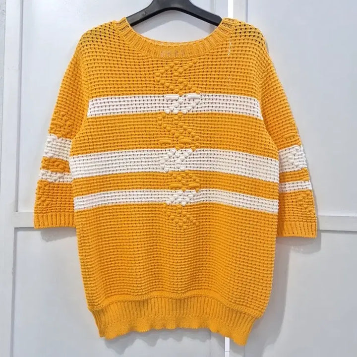 [BUNJANG] Ret By T Knit Top / 레트바이티 반팔 니트티