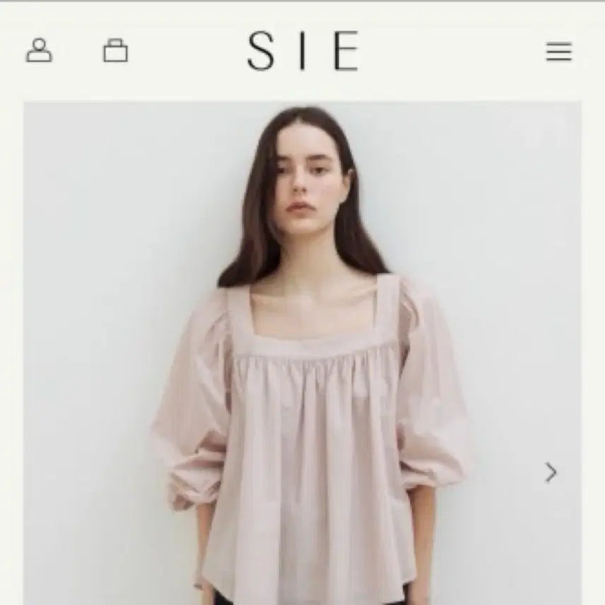 [SOLD OUT] 시에 sie 러플 블라우스 핑크 프리
