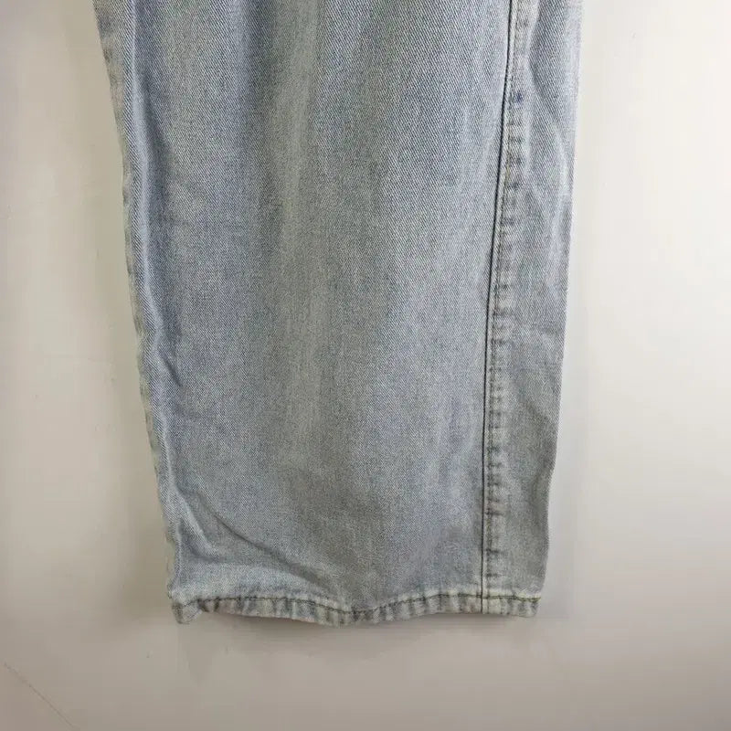 [BUNJANG] Unbranded Wide Cargo Jeans Light Blue / 여자S 와이드 카고 청바지 라이트 블루 M6886