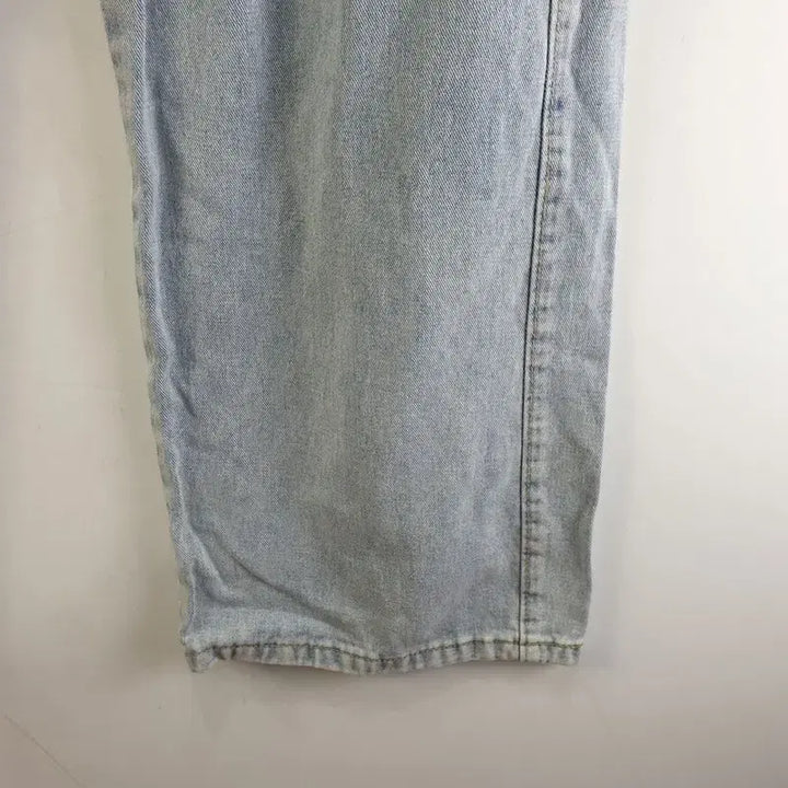[BUNJANG] Unbranded Wide Cargo Jeans Light Blue / 여자S 와이드 카고 청바지 라이트 블루 M6886