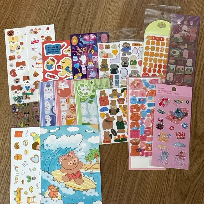 [SOLD OUT] 다꾸 씰 스티커 일괄 모음 50장 이상 스티커처분
