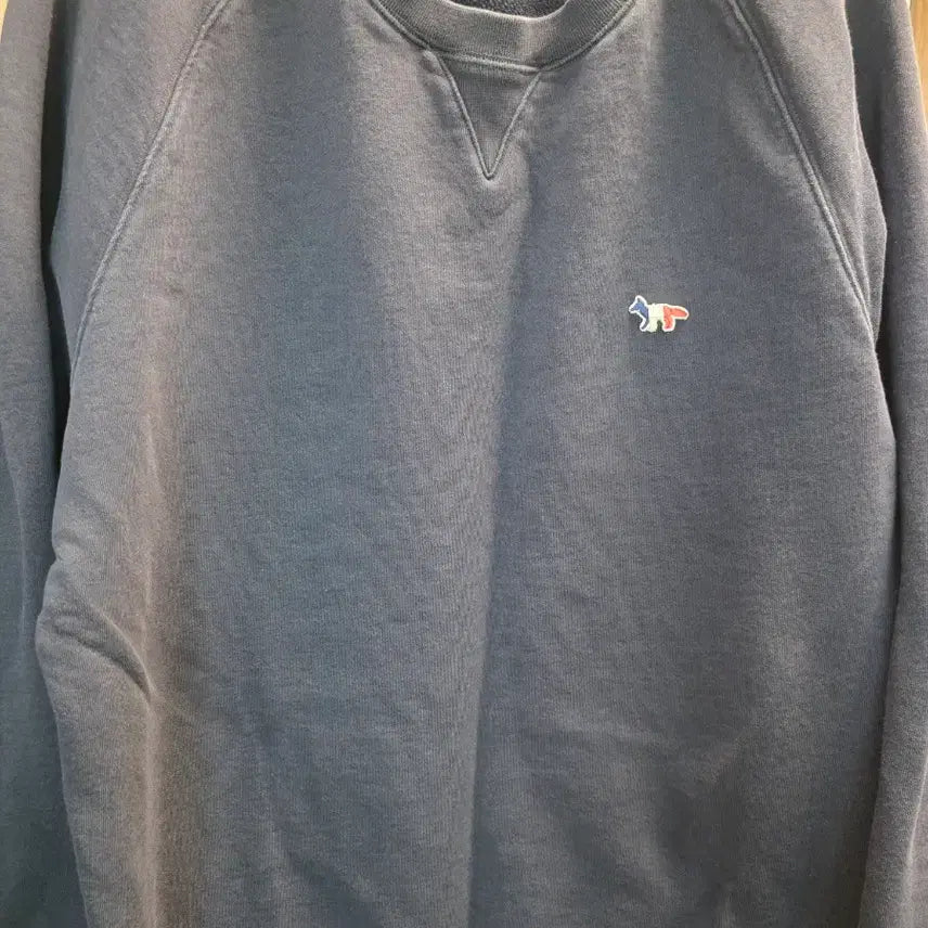 [BUNJANG] Maison Kitsune Tricolor Fox Patch Sweatshirt / (정품)메종키츠네 트리컬러 폭스패치 맨투맨 XXL 네이비
