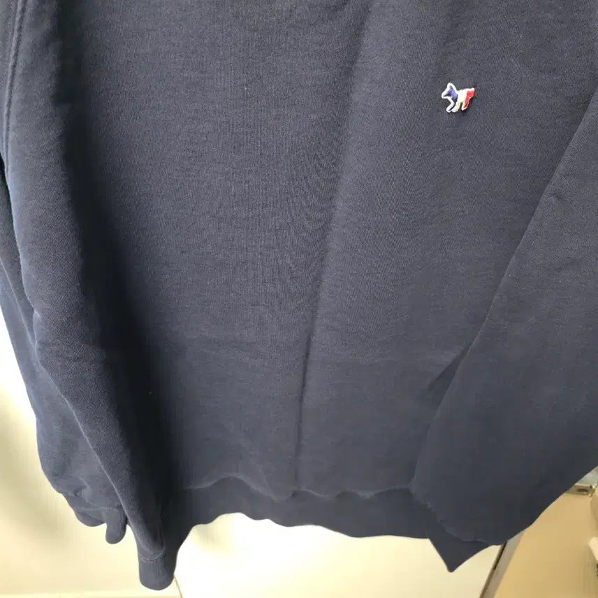 [BUNJANG] Maison Kitsune Tricolor Fox Patch Sweatshirt / (정품)메종키츠네 트리컬러 폭스패치 맨투맨 XXL 네이비