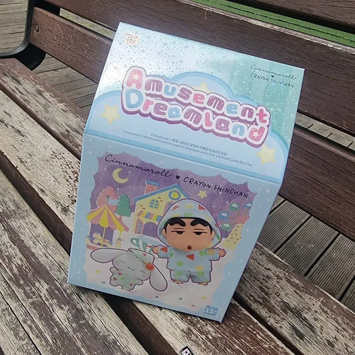 [BUNJANG] Cinnamoroll &amp; Jjanggu Combo Figure Set / 시나몬롤 X 짱구 콤보 피규어 2종