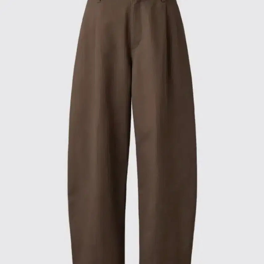 [BUNJANG] Uniqlo U Barrel Pants Brown M / 유니클로 C 배럴팬츠 브라운 M사이즈 새상품