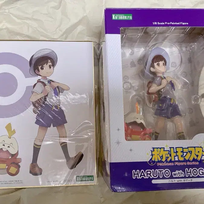 [BUNJANG] Kotobukiya ARTFX J Pokemon Bomin with Fuecoco Figure / 코토부키야 ARTFX J 포켓몬스터 보민 with 뜨아거 +색지 포함