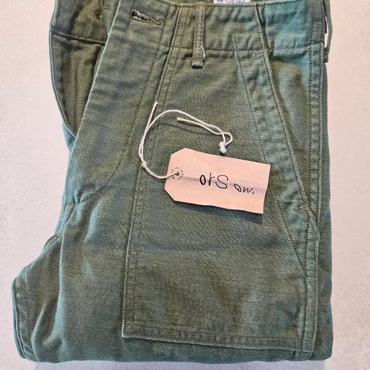 [BUNJANG] Orslow Fatigue Slim Fit Pants / 오어슬로우 퍼티그 슬림핏 1사이즈