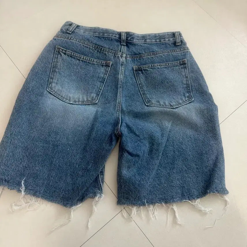 [BUNJANG] Denim Cut-off Short Pants / 데님 반바지 컷오프 숏팬츠