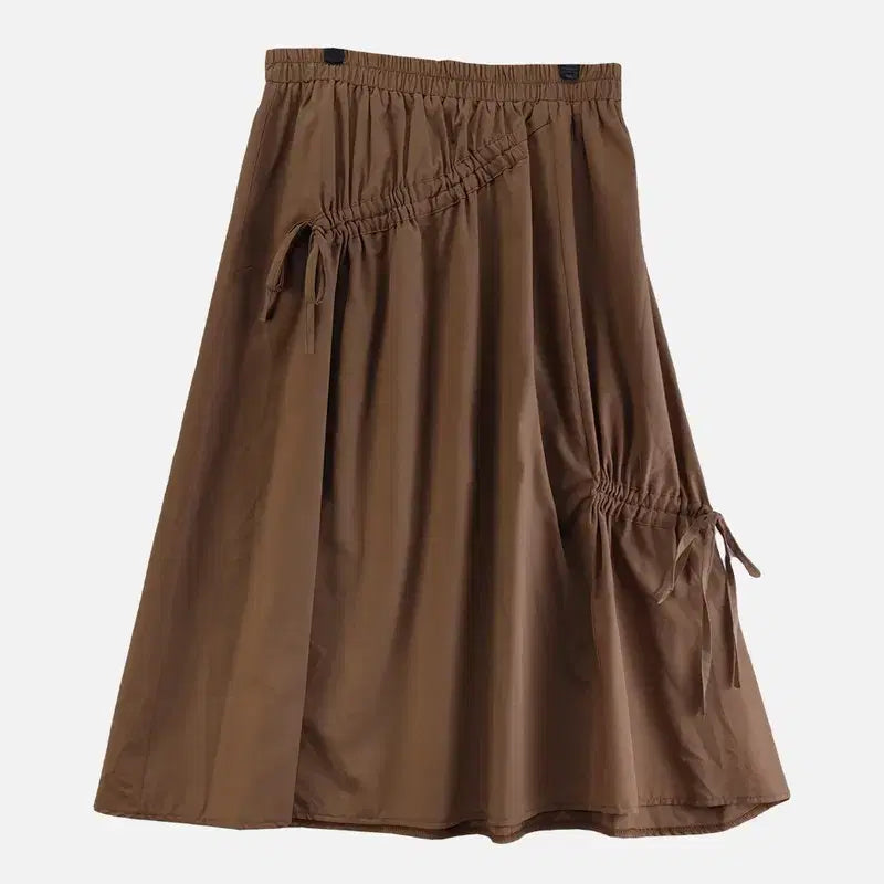 [BUNJANG] XL Brown Long Skirt / 여자XL 롱스커트 브라운 M6889