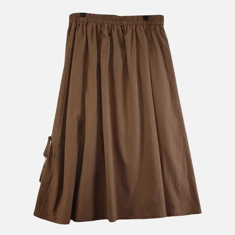 [BUNJANG] XL Brown Long Skirt / 여자XL 롱스커트 브라운 M6889