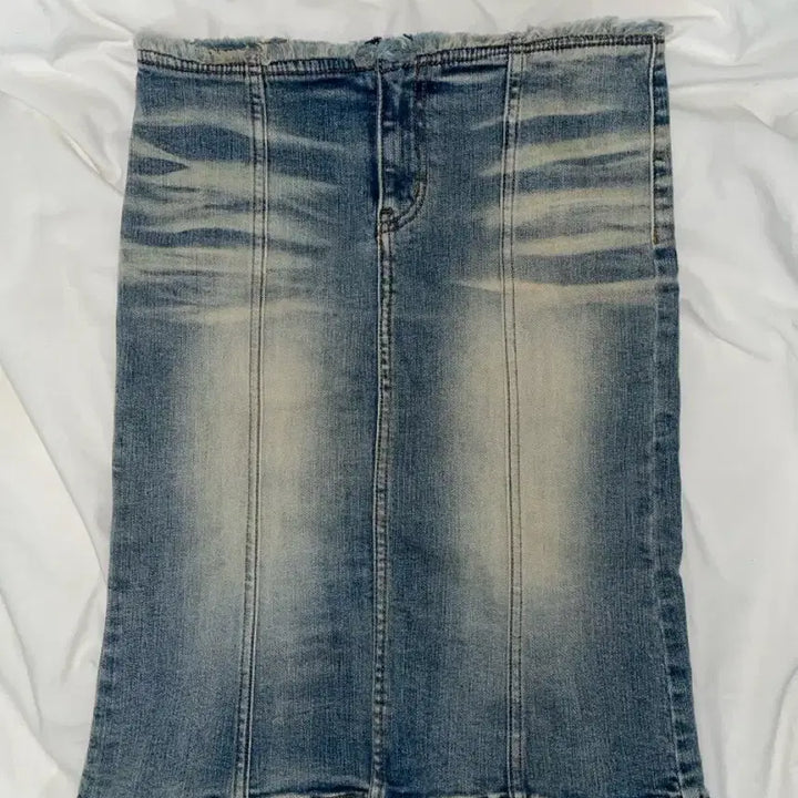 [BUNJANG] Expired Girl Midi Denim Skirt (Light) - Size S / 익스파이어드걸 미디 데님 스커트 라이트 s