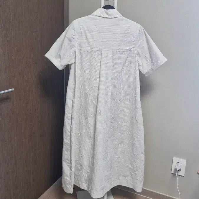 [BUNJANG] COS White Striped Shirt Long Dress / 코스 COS(34/55)화이트 스트라이프 셔츠 롱원피스