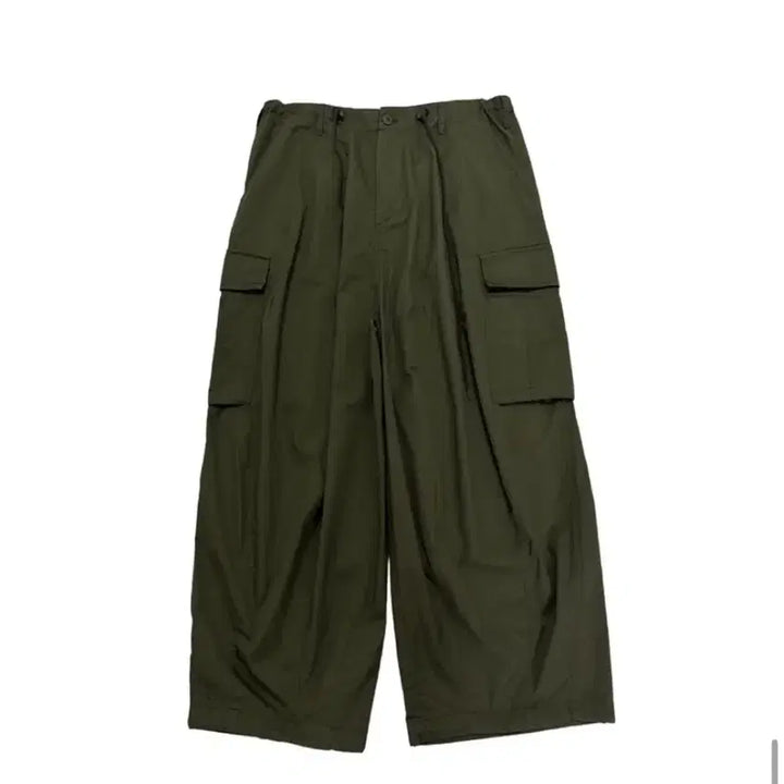 [BUNJANG] Unisex Wide Cargo Balloon Pants Khaki L / 남녀공용 와이드 카고 벌룬팬츠 카키 L 팝니다