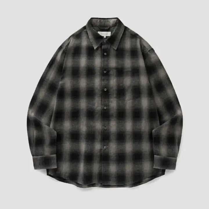 [BUNJANG] Union Blue Flannel Check Shirt S Size / 유니온블루 플란넬 체크셔츠 S사이즈