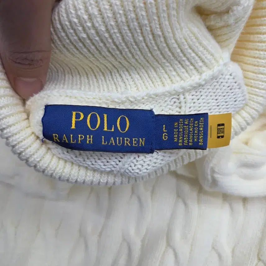 [BUNJANG] Polo New Turtleneck Cotton Knit L / 폴로 신형 목폴라 면 니트 L