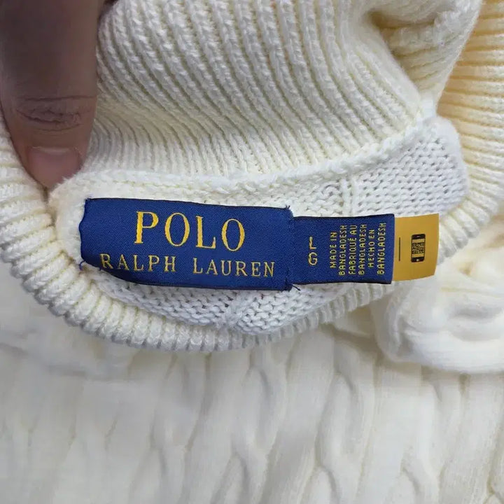[BUNJANG] Polo New Turtleneck Cotton Knit L / 폴로 신형 목폴라 면 니트 L