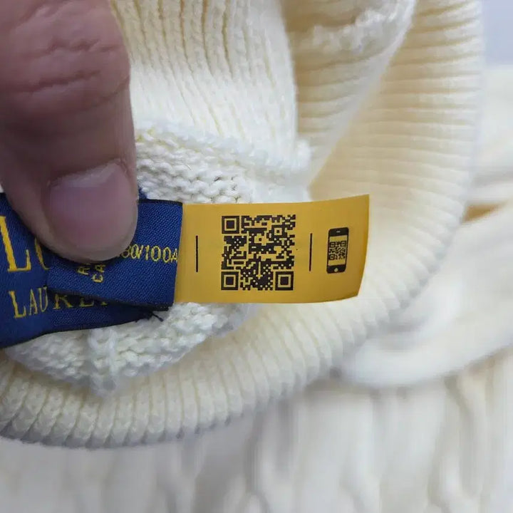 [BUNJANG] Polo New Turtleneck Cotton Knit L / 폴로 신형 목폴라 면 니트 L