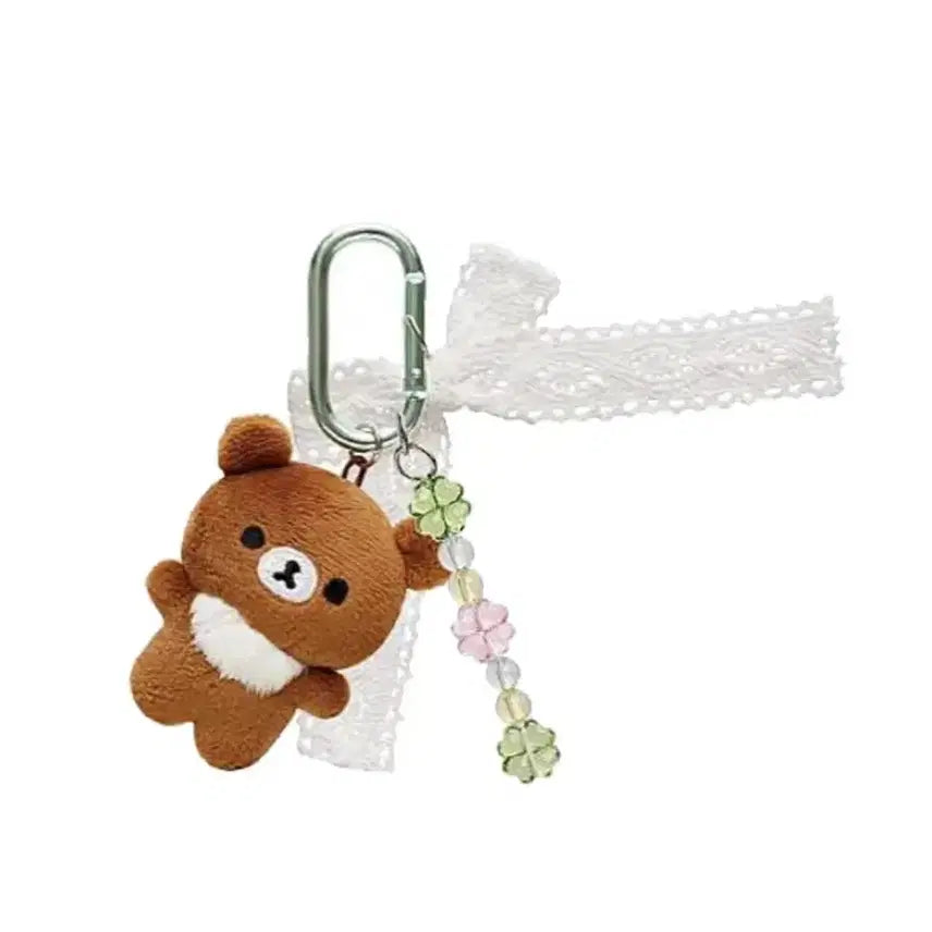 [SOLD OUT] 산엑스 차이로이코구마 클로버 카라비너 스트랩