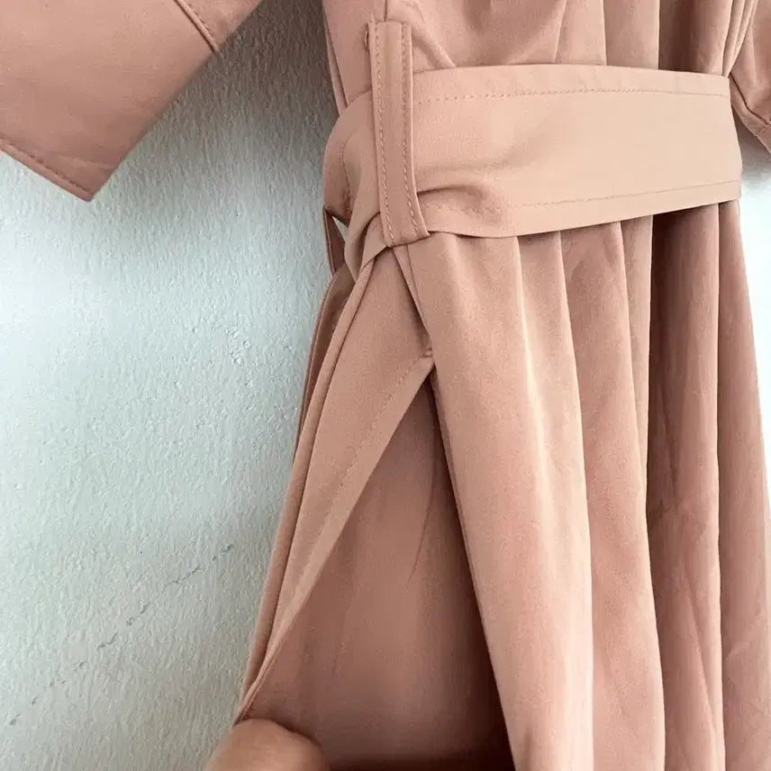 [BUNJANG] Belted Long Dress / 벨트 롱 원피스