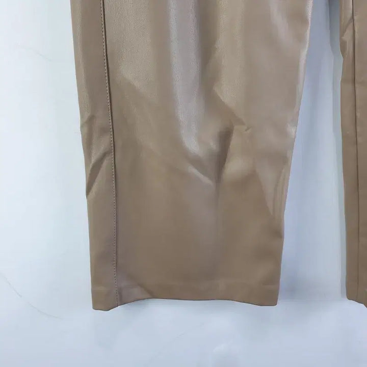 [BUNJANG] Leather Pants Brown / 여자66-91 가죽 바지 브라운 M6894