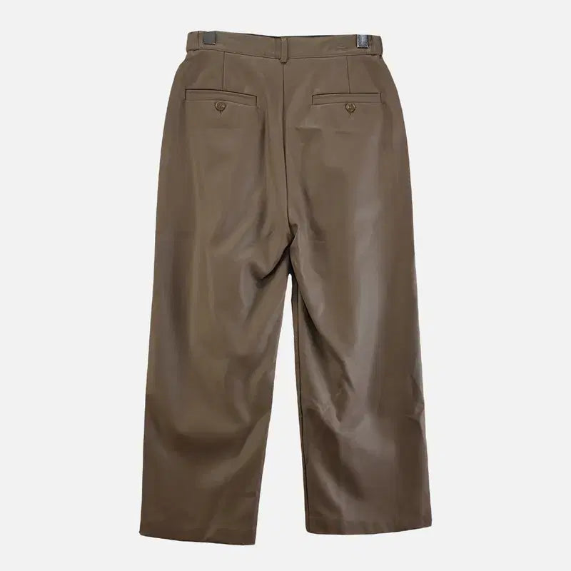 [BUNJANG] Leather Pants Brown / 여자66-91 가죽 바지 브라운 M6894