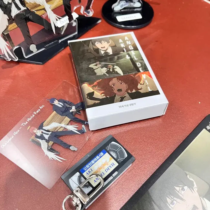 [SOLD OUT] 체인소맨 팝업 비디오테이프 키링 미개봉 개별